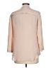 Theory 100% Silk Tan Long Sleeve Silk Top Size L - photo 2