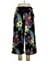 D&Co. Floral Black Casual Pants Size XL - photo 2