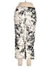 Express Print Ivory Casual Pants Size 11 - 12 - photo 1