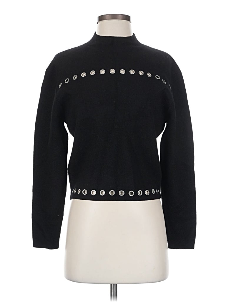 Pre-owned The Kooples Turtleneck Sweater In Black