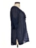 Old Navy Blue 3/4 Sleeve Blouse Size M - photo 4