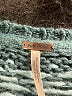 Free People Chevron-herringbone Teal Pullover Sweater Size XS - photo 7