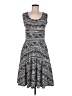 Lularoe Chevron-herringbone Gray Casual Dress Size M - photo 1