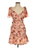 Express Floral Orange Cocktail Dress Size 4 (petite) - photo 1