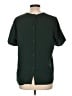 Madewell 100% Polyester Green Short Sleeve Blouse Size L - photo 2