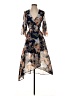 Slate & Willow 100% Polyester Floral Blue Cocktail Dress Size XS - photo 1