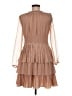 Ryu 100% Polyester Brown Cocktail Dress Size M - photo 2