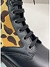 Fendi 100% Leather Black Biker Boots Size EU 37 - photo 4