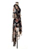 Slate & Willow 100% Polyester Floral Blue Cocktail Dress Size XS - photo 4