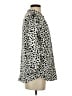 J.Crew 100% Polyester Animal Print Ivory Long Sleeve Blouse Size S - photo 4