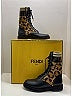 Fendi 100% Leather Black Biker Boots Size EU 37 - photo 6
