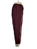 Basic Editions 100% Cotton Solid Burgundy Casual Pants Size XL - photo 4
