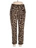 Zara Basic Animal Print Brown Casual Pants Size L - photo 1