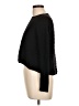 Les Copains 100% Virgin Wool Black Long Sleeve Top Size EU 44 / US 14 - photo 5