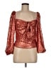 ViCOLO 100% Polyester Gold 3/4 Sleeve Blouse Size M - photo 1