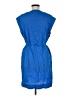 MNG 100% Lyocell Blue Casual Dress Size 8 - photo 2