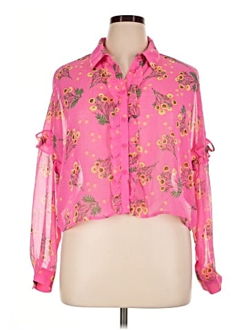 Forever 21 Plus Long Sleeve Blouse (view 1)