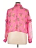 Forever 21 Plus Floral Pink Long Sleeve Blouse Size 0X - photo 2