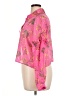 Forever 21 Plus Floral Pink Long Sleeve Blouse Size 0X - photo 5