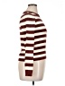 Vero Moda 100% Polyester Stripes Burgundy Turtleneck Sweater Size XL - photo 4