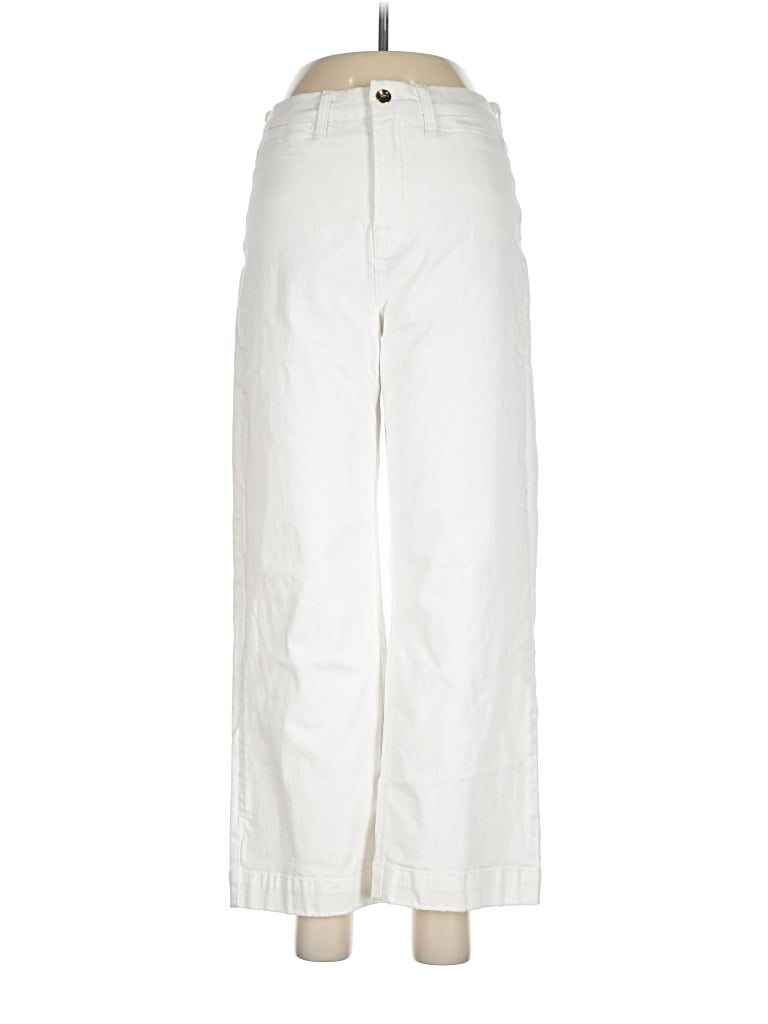 Pre-owned Jen7 By 7 For All Mankind Jeans In Ivory