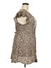 ABound 100% Rayon Animal Print Tan Casual Dress Size XXL - photo 4