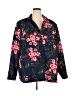 ELOQUII Floral Blue Jacket Size 28 - photo 1