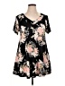 Larace Floral Black Casual Dress Size 1X - photo 1