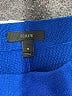 J.Crew 100% Wool Solid Blue Wool Skirt Size 8 - photo 4
