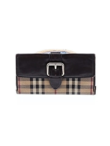 Burberry Vintage Canvas Haymarket Check Continental Wallet (view 1)