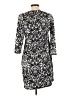 Studio M Print Gray Casual Dress Size 10 - photo 2