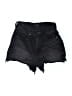 Uniqlo Black Denim Shorts Size 2 - photo 1