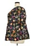 BLOOMCHIC 100% Polyester Black Short Sleeve Blouse Size 18 - photo 5