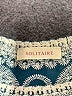 Solitaire 100% Rayon Teal 3/4 Sleeve Blouse Size S - photo 7
