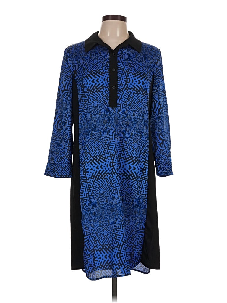 Pre-owned Laundry By Shelli Segal Casual Dress In Blue