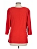 Travelsmith Red 3/4 Sleeve Top Size L - photo 2