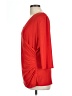 Travelsmith Red 3/4 Sleeve Top Size L - photo 5