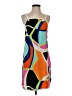 Fabletics 100% Polyester Graphic Orange Cocktail Dress Size S - photo 1