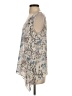 DKNY Jeans 100% Polyester Ivory Sleeveless Blouse Size S - photo 5