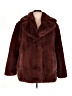 Halogen 100% Polyester Burgundy Faux Fur Jacket Size XL - photo 1