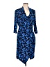 Chetta B Print Blue Cocktail Dress Size 12 - photo 1