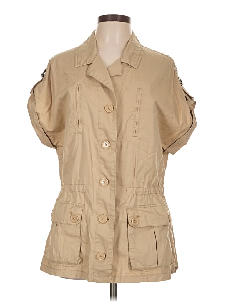 Pre-owned Calvin Klein Jeans Est.1978 Calvin Klein Jeans Trenchcoat In Tan