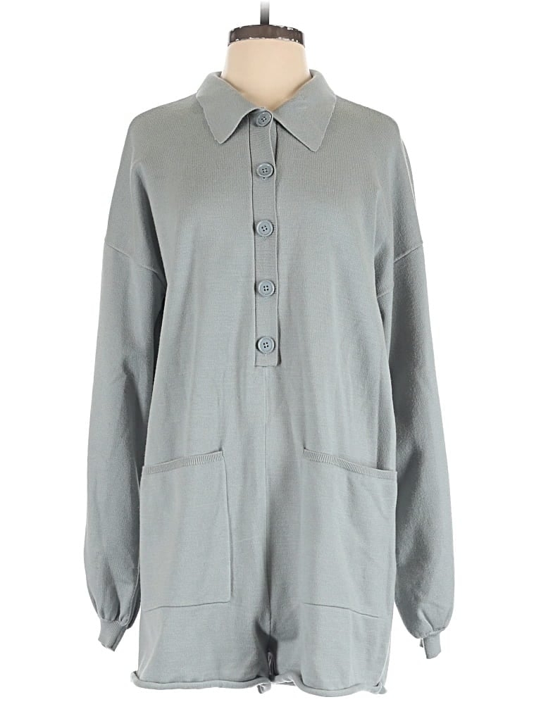 Pre-owned Show Me Your Mumu Romper In Gray
