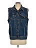 Assorted Brands 100% Cotton Blue Denim Vest Size XS - photo 1
