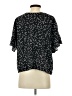 Vetta Stars Black Short Sleeve Blouse Size S - photo 2