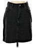 ASOS 100% Cotton Solid Black Denim Skirt Size UK 8 / US 4 - photo 1