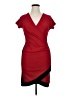 Almost Famous Color Block Red Cocktail Dress Size 1X - photo 1