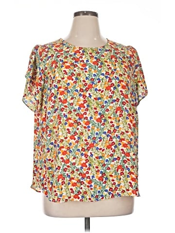 PREMISE Short Sleeve Blouse (view 1)