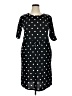 Unbranded Polka Dots Black Casual Dress Size XL - photo 1