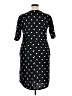 Unbranded Polka Dots Black Casual Dress Size XL - photo 2
